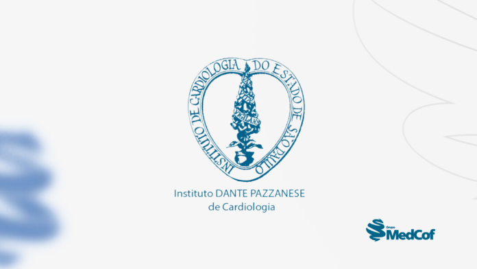 Logo escrito Dante Pazzanese no canto inferior direito há o logo MedCof