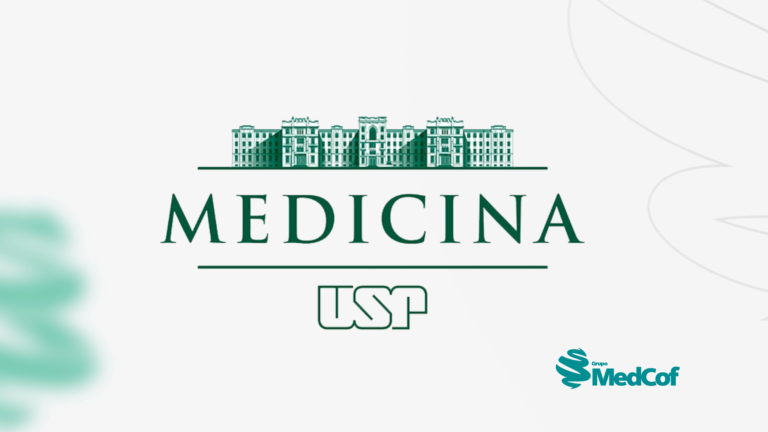 A imagem contém a logo do curso de medicina da USP