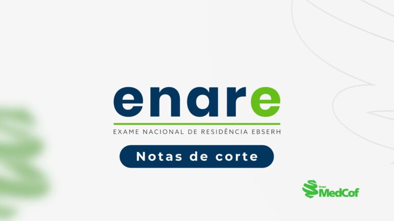 ao centro consta o logo da instituição ENARE assim como o seu nome. Abaixo, em uma caixa de texto azul, consta escrito 
