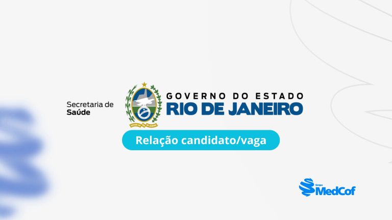 Confira a relação candidato/vaga do SES-RJ 2024/2025