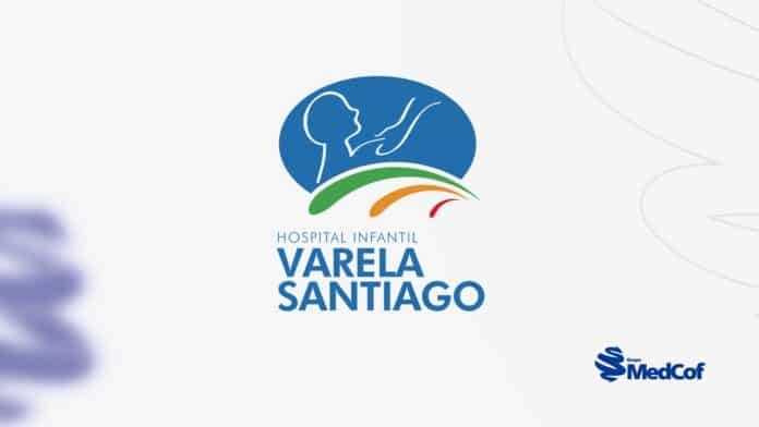 Imagem mostra o logo do Hospital Infantil Varela Santiago