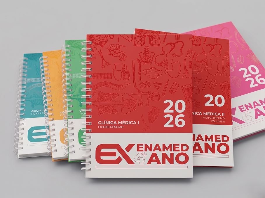 Coleção Fichas Resumo ENAMED MedCof da Editora MedCof